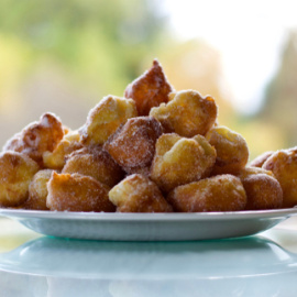 Buñuelos de viento. 