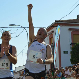 El atleta Miguel Ríos en una reciente carrera.