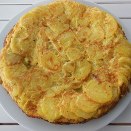 Tortilla de patatas. 