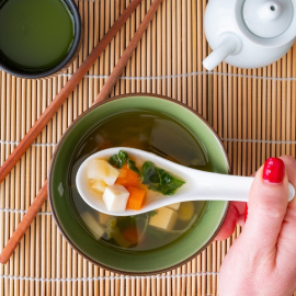 Sopa de miso. 