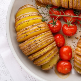 Patatas Hasselback