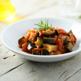 Caponata siciliana.