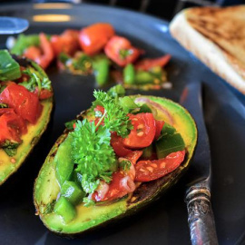 Receta de aguacates rellenos. 