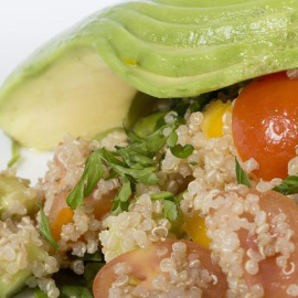 Ensalada de quinoa.