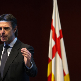 El ministro de Industria, José Manuel Soria, durante un acto en Barcelona, este miércoles. EFE/Alejandro García