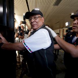 El exoficial Benedicto Lucas García, hermano del fallecido ex presidente Romeo Lucas. REUTERS/Josue Decavele