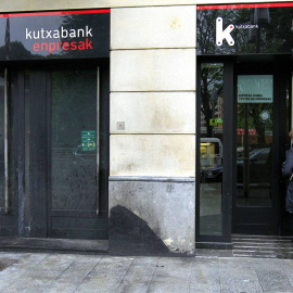 Sucursal de Kutxabank. EFE / Alfredo Aldai