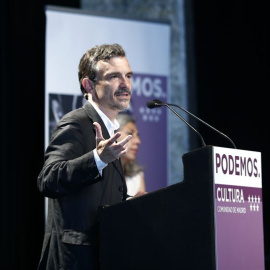 El portavoz de Podemos en la Asamblea de Madrid, José Manuel López. E.P.