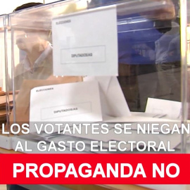 No a la propaganda: los votantes se niegan al gasto electoral