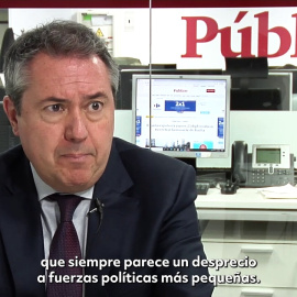 Juan Espadas: "El PSOE va a trabajar por una interlocución que sea útil y constructiva desde la izquierda"