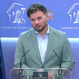 Vídeo | La irónica respuesta de Gabriel Rufián a una pregunta sobre el "problema" del castellano en Catalunya: "Como sabe, soy catalán y no le entiendo"