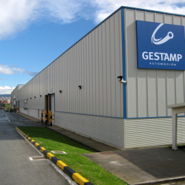 Planta de estampación de Gestamp en Navarra.