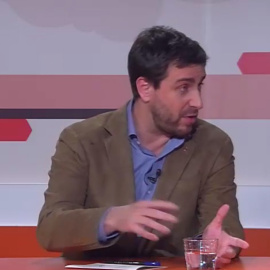 El Conseller de Salud de la Generalitat, Toni Comín, en un fotograma de 'La Klau Critica'.