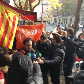 Un dels independentistes detinguts declara després de quedar en llibertat. @JaumeTai