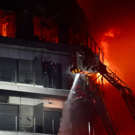 Así se propagó el incendio de València en menos de una hora