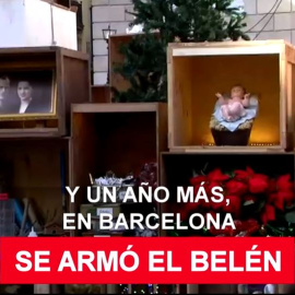 Y un año más, en Barcelona se armó el belén