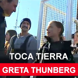 Greta Thunberg toca tierra