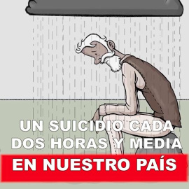 Un suicidio cada dos horas y media en nuestro país