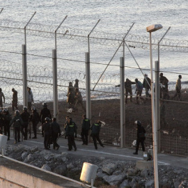 La valla de Ceuta.