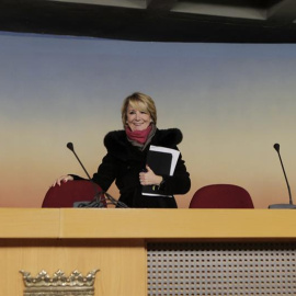 La portavoz del PP en el Ayuntamiento de Madrid, Esperanza Aguirre.- EFE/Javier Tormo