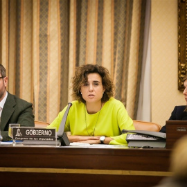 La ministra de sanidad, Dolors Montserrat, en una comparecencia en el Congreso. E.P.