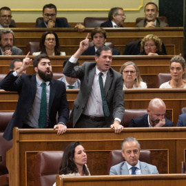 Gritos de "traidores" hacia Sánchez, Montero, Díaz y Bolaños cuando votaban a favor de la ley de amnistía