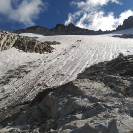 Imagen del glaciar de La Maladeta