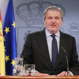 Rueda de prensa de Iñigo Méndez de Vigo tras el Consejo de Ministros/ EUROPA PRESS