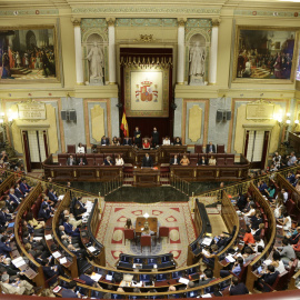 El pleno del Congreso de los Diputados durante la investidura de Mariano Rajoy. CONGRESO