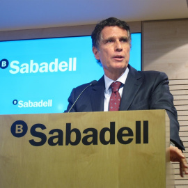 El consejero delegado del Banco Sabadell, Jaime Guardiola. E.P.