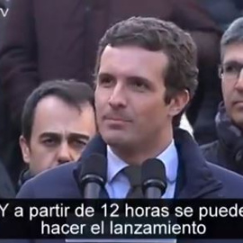 Pablo Casado propone desalojar a los okupas en menos de 24 horas