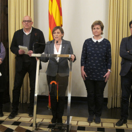 Carme Forcadell i membres de la Mesa del Parlament