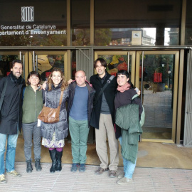 Representants de l'AMPA de l'escola de Premià. @AMPAMarNova