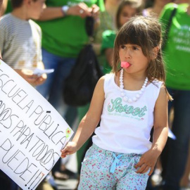 Manifestación contra la LOMCE en Almería