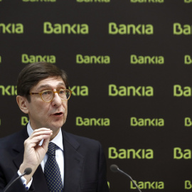 El presidente de Bankia, José Ignacio Goirigolzarri, durante la presentación de los resultados de 2016 del banco nacionalizado. EFE