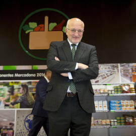 El presidente de Mercadona, Juan Roig, durante la presentación de los resultados de la compañía de 2016. EFE/Kai Försterling