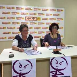 CCOO ha presentat l'estudi sobre la bretxa salarial de gènere abans del 8 de març. EUROPA PRESS