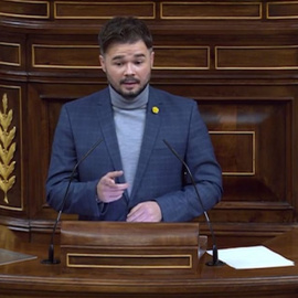 El discurso de Gabriel Rufián sobre la violencia: "No es solamente un escaparate roto"