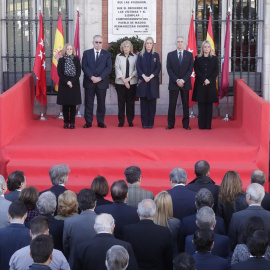 Carmena y Cifuentes, en el homenaje a las víctimas del 11-M. / EFE