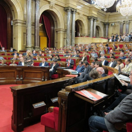 Imatge d'un ple del Parlament. EUROPA PRESS