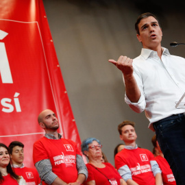 Pedro Sánchez durante un acto. | EP