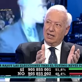 Imagen de Margallo en el programa de 13TV / YOUTUBE