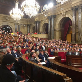 La sessió al Parlament. EUROPA PRESS