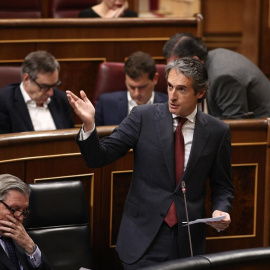 Iñigo De la Serna, ministro de Fomento, en el Pleno del Congreso. E.P.