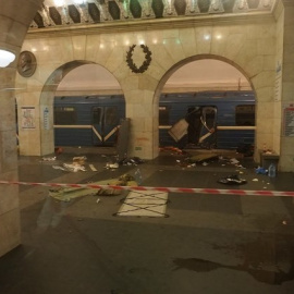 Imagen del atentado del metro en San Petesburgo / REUTERS