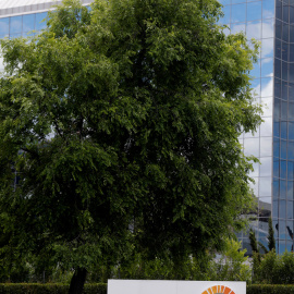 El logo de Gamesa en su sede en Zamudio (Vizcaya). REUTERS