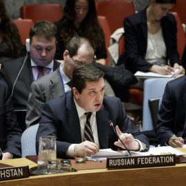 El representante ruso en la ONU, Vladimir Safronkov / EFE