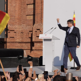  El expresidente de la Generalitat de Catalunya, Carles Puigdemont el 8 de agosto, en Barcelona. -EP