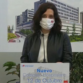 Ayuso realiza un anuncio económico para los sanitarios en mayo