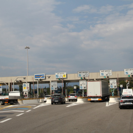 Peajes de la autopista italiana A4, controlada por Abertis.